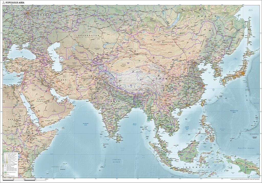 list of regions in Asia